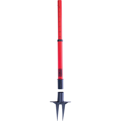 Montant de barri&egrave;re PLUS, Hauteur de 42", Rouge Helyx Safety & Industrial Supplies