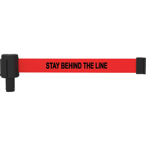 Cassette de banni&egrave;re PLUS, Caution, 15', Ruban Rouge Helyx Safety & Industrial Supplies