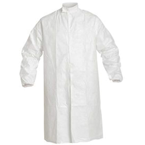 Lab Coat, Tyvek&reg; IsoClean&reg;, White, Small Helyx Safety & Industrial Supplies