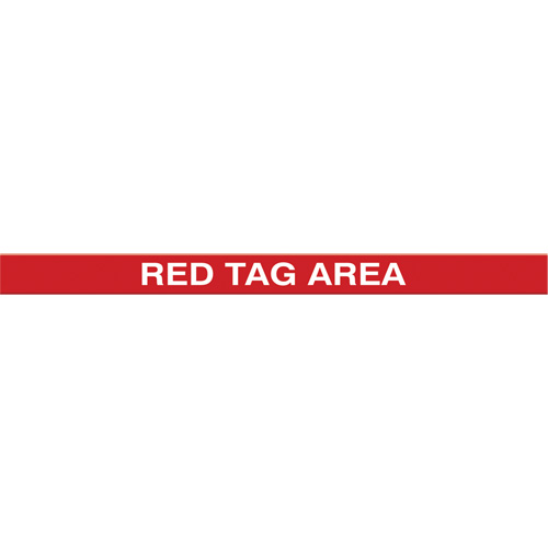 Tough-Mark Heavy-Duty Floor Marking, Rectangle, 48" L x 4" W, Red, Polyethylene Helyx Safety & Industrial Supplies
