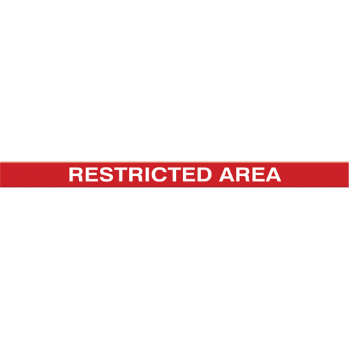 Tough-Mark Heavy-Duty Floor Marking, Rectangle, 48" L x 3" W, Red, Polyethylene Helyx Safety & Industrial Supplies