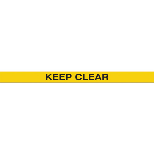Tough-Mark Heavy-Duty Floor Marking, Rectangle, 48" L x 2" W, Yellow, Polyethylene Helyx Safety & Industrial Supplies