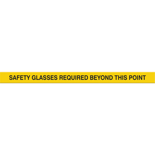 Tough-Mark Heavy-Duty Floor Marking, Rectangle, 48" L x 3" W, Yellow, Polyethylene Helyx Safety & Industrial Supplies