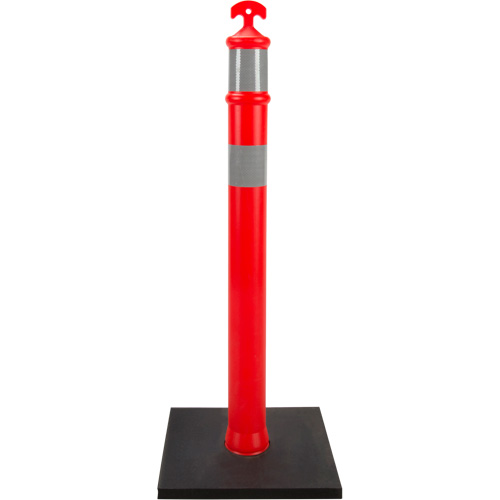 High-Visibility Delineator Post, 42" H, Orange Helyx Safety & Industrial Supplies