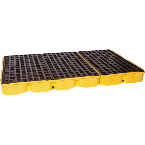 Plateforme de d&eacute;versement modulaire, Capacit&eacute; de d&eacute;versement 88 gal. US, 51,5'' x 78,25" x 6,5" Helyx Safety & Industrial Supplies