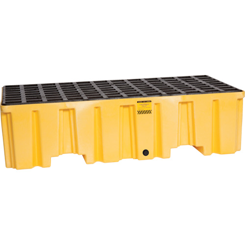 Palette de confinement des d&eacute;versements, Capacit&eacute; de d&eacute;versement 66 gal. US, 26,25" x 51" x 13,75" Helyx Safety & Industrial Supplies