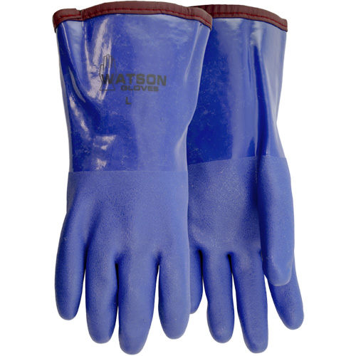 Gants r&eacute;sistant au givre, Taille T-Grand, 12" lo, PVC, Doublure en Molleton/Acrylique, Gant de calibre hiver Helyx Safety & Industrial Supplies
