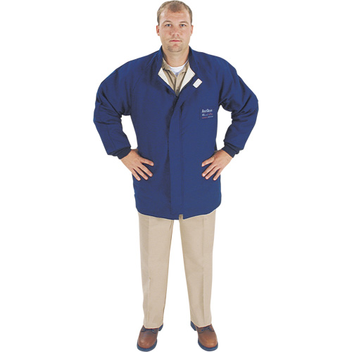 Veste de protection contre l'arc &eacute;lectrique, Moyen, Bleu, 40 cal/cm² Helyx Safety & Industrial Supplies