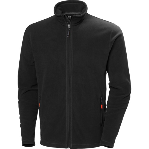 Fleece Jacket, Men's, 2X-Large, Black Helyx Safety & Industrial Supplies
