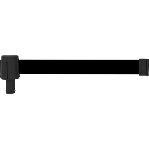 Cassette de banni&egrave;re PLUS, Vierge, 15', Ruban Noir Helyx Safety & Industrial Supplies