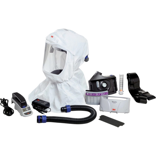 Versaflo Easy Clean PAPR Kit, Loose Fitting Hood & Faceshield, Lithium-Ion Battery Helyx Safety & Industrial Supplies