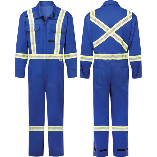 Combinaisons ignifuges 7 oz Avenger, Taille 34, Bleu royal Helyx Safety & Industrial Supplies