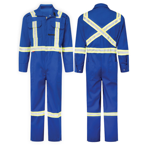Combinaison de luxe 6 oz Nomex Essential, Taille 38 (grand taille), Bleu royal Helyx Safety & Industrial Supplies