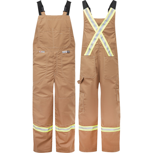 Avenger 12 oz. Bib Pants, Medium (Tall), Caramel Duck Helyx Safety & Industrial Supplies