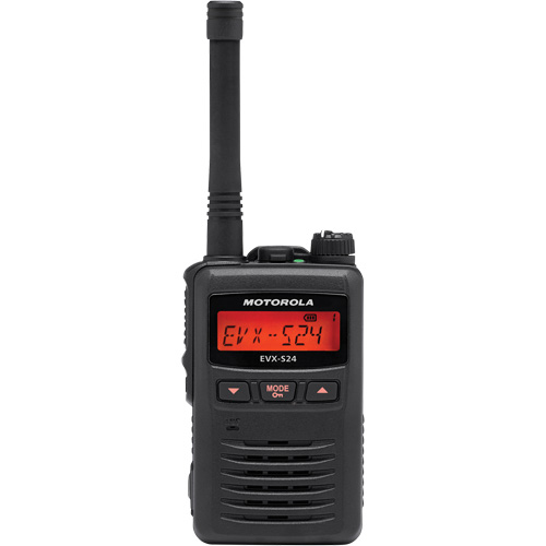 Radio portative de s&eacute;rie EVX-S24, Bande UHF, 256 canaux, Port&eacute;e 200 000 pi² Helyx Safety & Industrial Supplies