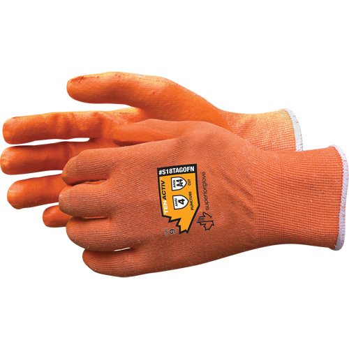 Gants en fibre de filament composite, Taille 5, Calibre 18, Rev&ecirc;tement Mousse de nitrile, Enveloppe en TenActiv, ASTM ANSI niveau A4 Helyx Safety & Industrial Supplies