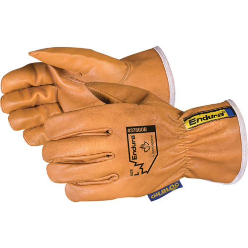 Endura&reg; Oilbloc Driver's Gloves, X-Large, Grain Goatskin Palm Helyx Safety & Industrial Supplies