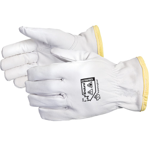 Endura&reg; Flame-Resistant Anti-Static Driver's Gloves, Small, Grain Goatskin Palm, Rhovyl&reg; Inner Lining Helyx Safety & Industrial Supplies