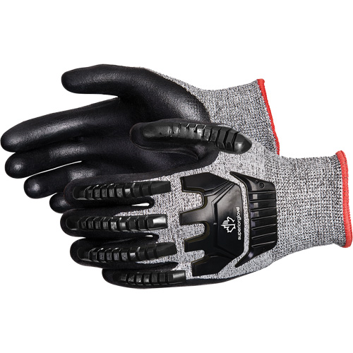 TenActiv Anti-Impact Cut-Resistant Composite Knit Gloves, 6, Synthetic Palm, Knit Wrist Cuff Helyx Safety & Industrial Supplies
