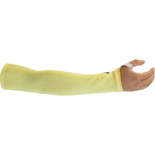 Manches r&eacute;sistant &agrave; la coupure, Kevlar, 14", ASTM ANSI niveau A4, Jaune Helyx Safety & Industrial Supplies