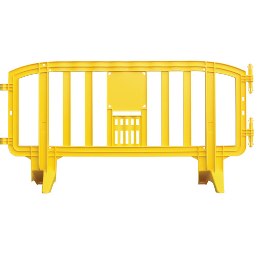 Movit Barricade, Interlocking, 78" L x 39" H, Yellow Helyx Safety & Industrial Supplies