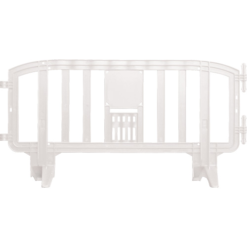 Barricade Movit, Emboîtables, 78" lo x 39" h, Blanc Helyx Safety & Industrial Supplies
