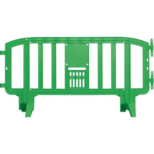 Movit Barricade, Interlocking, 78" L x 39" H, Green Helyx Safety & Industrial Supplies