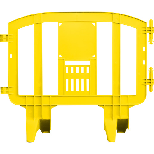 Minit Barricade, Interlocking, 49" L x 39" H, Yellow Helyx Safety & Industrial Supplies