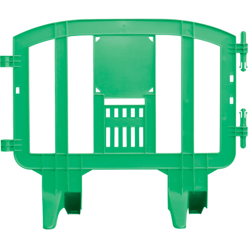 Minit Barricade, Interlocking, 49" L x 39" H, Green Helyx Safety & Industrial Supplies