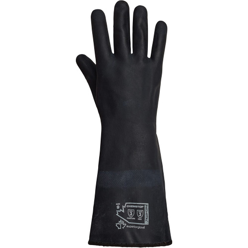 Gants &agrave; usage intensif r&eacute;sistants &agrave; la chaleur & aux produits chimique SolvStop, N&eacute;opr&egrave;ne, 8, Prot&egrave;ge jusqu'&agrave; 392° F (200° C) Helyx Safety & Industrial Supplies