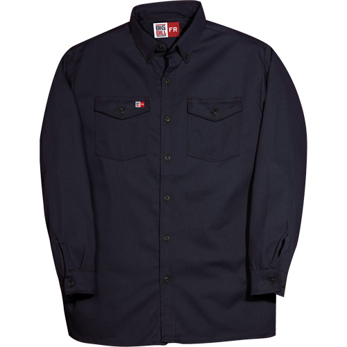 Westex UltraSoft&reg; Button Down Shirt, Small, Navy Blue Helyx Safety & Industrial Supplies