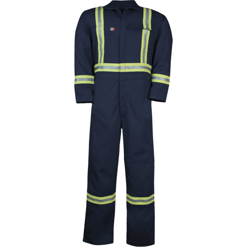 Westex UltraSoft&reg; Unlined Coveralls, Size Large (Tall), Navy Blue, 12.4 cal/cm2 Helyx Safety & Industrial Supplies