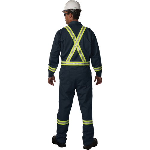 Combinaison non doubl&eacute;e Westex UltraSoft, Taille 34/36, Bleu marine, 12,4 cal/cm2 Helyx Safety & Industrial Supplies