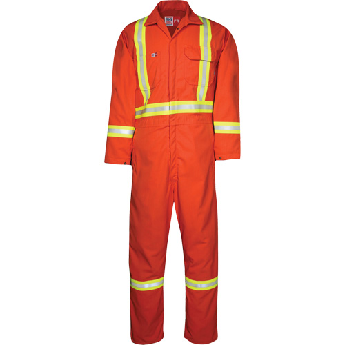Westex UltraSoft&reg; Unlined Coveralls, Size 4X-Large, Orange, 8.7 cal/cm² Helyx Safety & Industrial Supplies