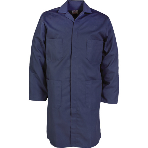 Sarrau de laboratoire, Poly-coton, 32, Bleu marine Helyx Safety & Industrial Supplies