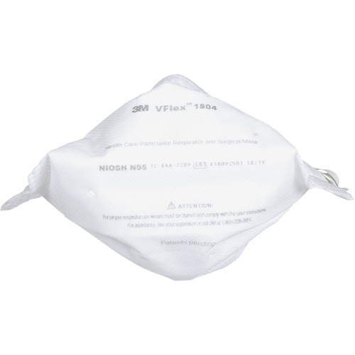VFlex Healthcare Particulate Respirator and Surgical Mask, N95, NIOSH Certified Helyx Safety & Industrial Supplies