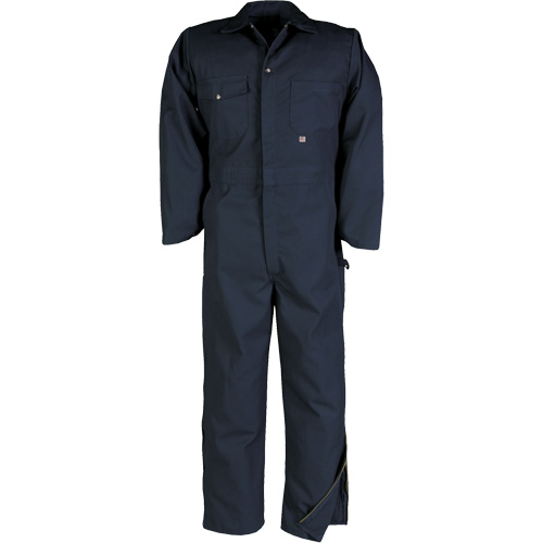 Deluxe Coveralls with Zipper, Men's, Navy Blue, Size 36 Helyx Safety & Industrial Supplies