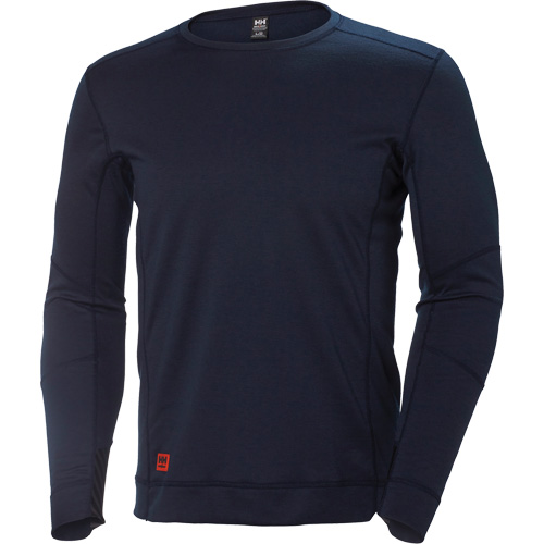 Lifa&reg; Max Moisture-Wicking Crewneck Undershirt, Men's, X-Small, Navy Blue Helyx Safety & Industrial Supplies