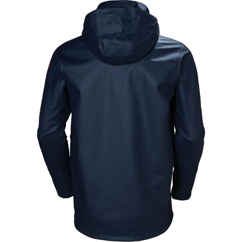Gale Rain Jacket, Polyester/Polyurethane, Small, Navy Blue Helyx Safety & Industrial Supplies