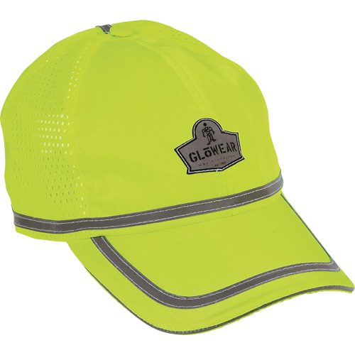 GloWear&reg; 8930 High Visibility Baseball Cap, High Visibility Lime-Yellow, Polyester Helyx Safety & Industrial Supplies