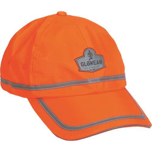 GloWear&reg; 8930 High Visibility Baseball Cap, High Visibility Orange, Polyester Helyx Safety & Industrial Supplies