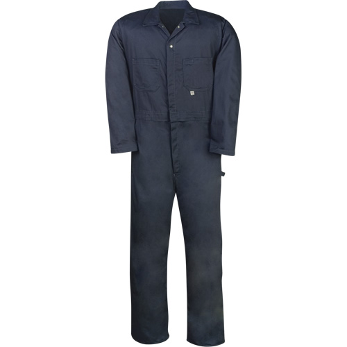 Industrial Work Coveralls, Men's, Navy Blue, Size 36 Helyx Safety & Industrial Supplies