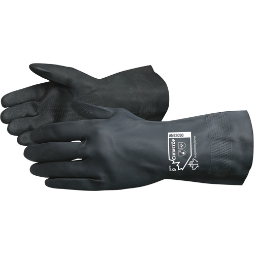 Chemstop Lined Chemical-Resistant Gloves, Size 7, 12" L, Neoprene, Flock-Lined Inner Lining, 30-mil Helyx Safety & Industrial Supplies