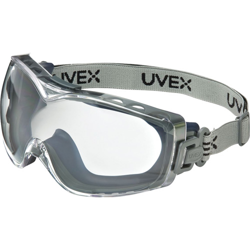 Uvex HydroShield&reg; Stealth&reg; OTG Safety Goggles, Clear Lens, Anti-Fog/Anti-Scratch, Indirect Vent Helyx Safety & Industrial Supplies