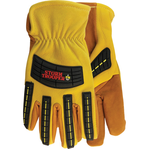 Gants Storm Trooper 5782, Grand, Paume en Cuir de vache, Poignet &agrave; enfiler Helyx Safety & Industrial Supplies