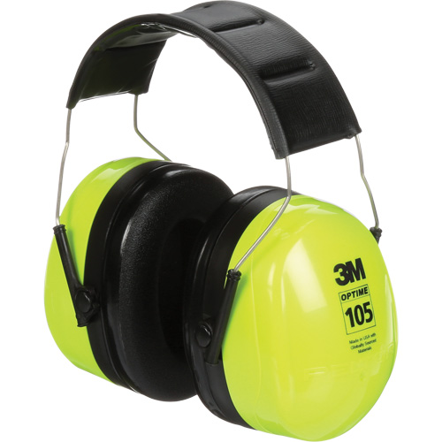 Peltor Optime 105 Earmuffs, Headband, 30 NRR dB Helyx Safety & Industrial Supplies