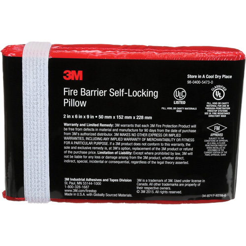 Fire Barrier Self-Locking Pillow Helyx Safety & Industrial Supplies