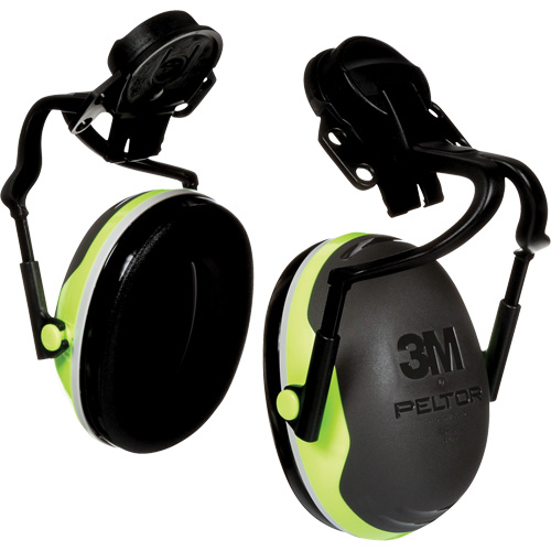 Peltor X Series X4 Earmuffs, Cap Mount, 26 NRR dB Helyx Safety & Industrial Supplies