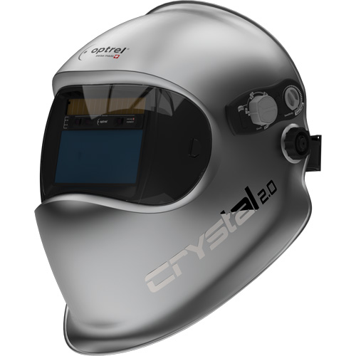 Masque de soudage auto-assombrissant Crystal 2.0, 3,94" lo x 1,97" la Champ de vision, Teinte 2/4 - 12, Argent Helyx Safety & Industrial Supplies