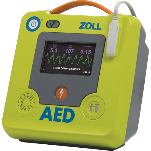 Professional Rescuers AED 3 BLS Defibrillator, Semi-Automatic, French, Class 4 Helyx Safety & Industrial Supplies